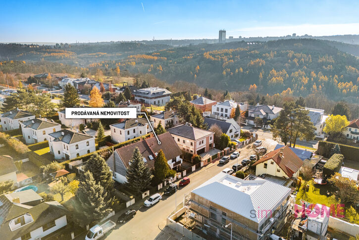 Prodej rodinný dům 5+1/2x balkón + garáž, 188 m2 m2, ul. K Šedivce, Praha 6 - Nebušice