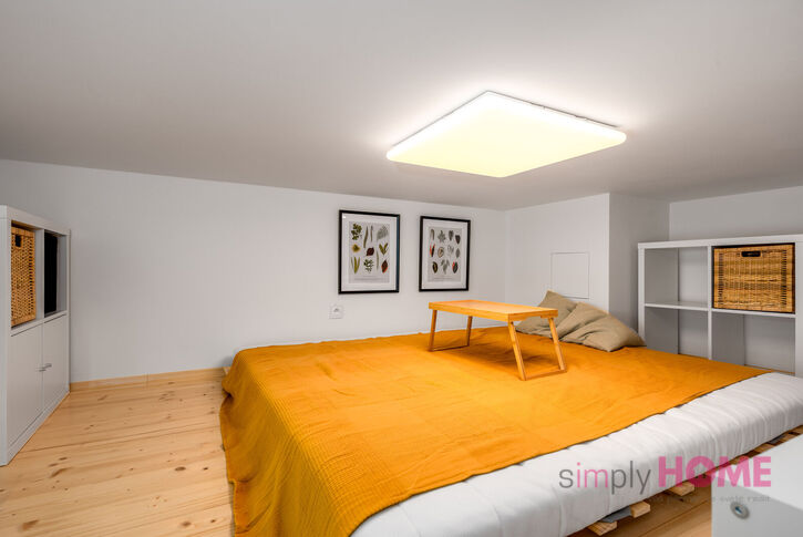 Pronájem loftového bytu 1+kk/balkón + sklep, 37/4/4 m2, ulice V Háji, Praha 7 - Holešovice