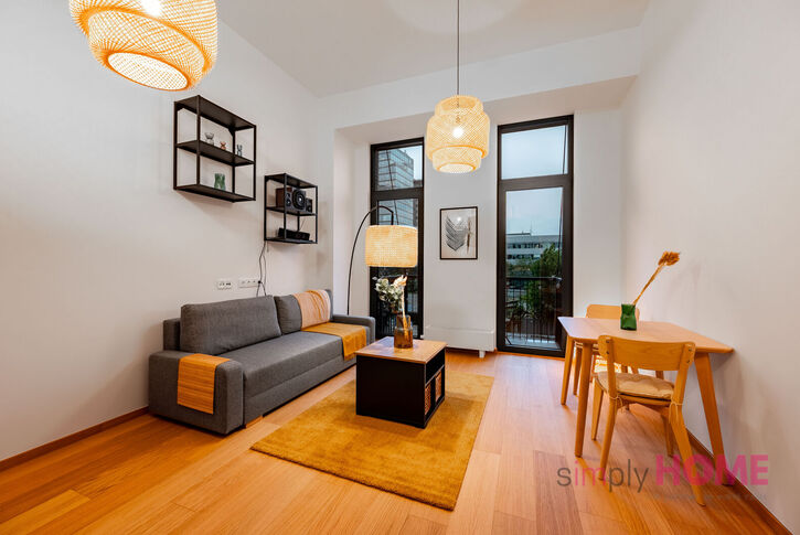 Pronájem loftového bytu 1+kk/balkón + sklep, 37/4/4 m2, ulice V Háji, Praha 7 - Holešovice