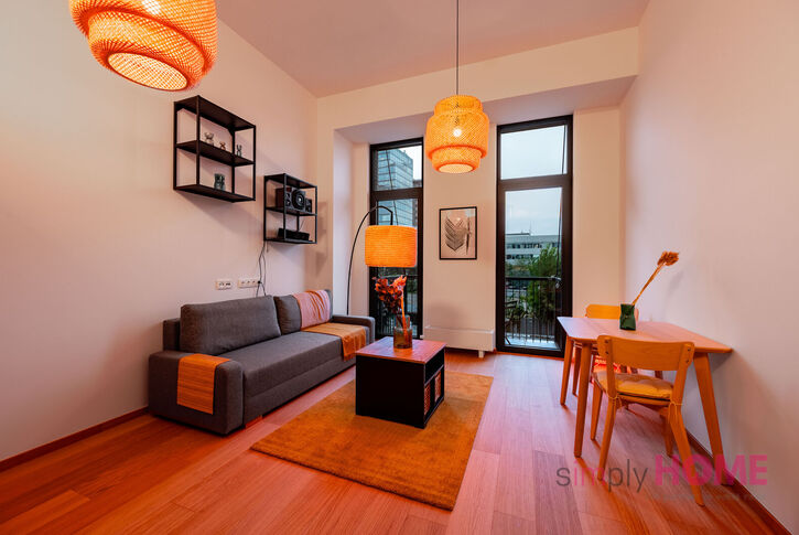 Pronájem loftového bytu 1+kk/balkón + sklep, 37/4/4 m2, ulice V Háji, Praha 7 - Holešovice